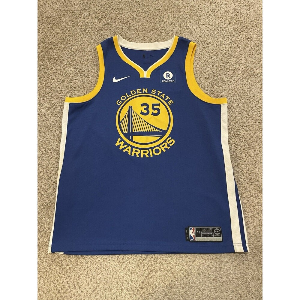 Nike Golden State Warriors Jersey #35 Kevin Durant mens size 52 men's